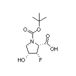 (2R,3S,4R)-1-Boc-3-fluoro-4-hydroxypyrrolidine-2-carboxylic Acid