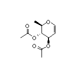 (2R,3R,4R)-2-Methyl-3,4-dihydro-2H-pyran-3,4-diyl Diacetate