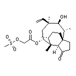 Pleuromutilin 22-mesylate