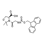 (S)-3-[2-(Fmoc-amino)acetyl]-2,2-dimethyloxazolidine-4-carboxylic Acid