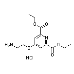 Diethyl 4-(2-Aminoethoxy)pyridine-2,6-dicarboxylate Hydrochloride