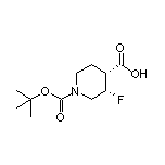 (3S,4R)-1-Boc-3-fluoropiperidine-4-carboxylic Acid