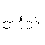 (3R,6S)-1-Cbz-6-methylpiperidine-3-carboxylic Acid