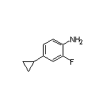 4-Cyclopropyl-2-fluoroaniline