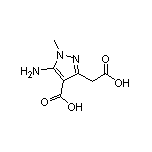 5-Amino-3-(carboxymethyl)-1-methyl-1H-pyrazole-4-carboxylic Acid