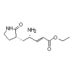 Ethyl (S,E)-4-Amino-5-[(S)-2-oxo-3-pyrrolidinyl]-2-pentenoate