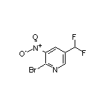 2-Bromo-5-(difluoromethyl)-3-nitropyridine