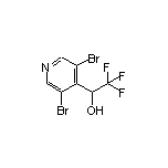 3,5-Dibromo-alpha-(trifluoromethyl)pyridine-4-methanol