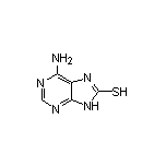 6-Amino-9H-purine-8-thiol