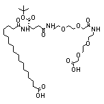 (S)-22-(tert-Butoxycarbonyl)-10,19,24-trioxo-3,6,12,15-tetraoxa-9,18,23-triazahentetracontane-1,41-dioic Acid