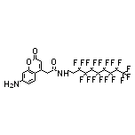 2-(7-Amino-2-oxo-2H-chromen-4-yl)-N-(3,3,4,4,5,5,6,6,7,7,8,8,9,9,10,10,10-heptadecafluorodecyl)acetamide