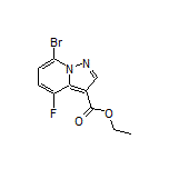 Ethyl 7-Bromo-4-fluoropyrazolo[1,5-a]pyridine-3-carboxylate