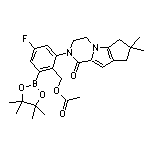 2-(Acetoxymethyl)-3-[7,7-dimethyl-1-oxo-3,4,7,8-tetrahydro-1H-cyclopenta[4,5]pyrrolo[1,2-a]pyrazin-2(6H)-yl]-5-fluorophenylboronic Acid Pinacol Ester