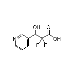 2,2-Difluoro-3-hydroxy-3-(3-pyridyl)propanoic Acid