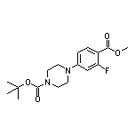 Methyl 4-(4-Boc-1-piperazinyl)-2-fluorobenzoate