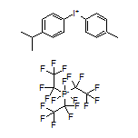 (4-Isopropylphenyl)(p-tolyl)iodonium Trifluorotris(perfluoroethyl)phosphate(V)
