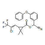 Cyano(3-phenoxyphenyl)methyl 3-(2-Chloro-3,3,3-trifluoroprop-1-en-1-yl)-2,2-dimethylcyclopropanecarboxylate