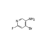 3-Amino-4-bromo-6-fluoropyridine