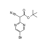 tert-Butyl 2-(5-Bromo-2-pyrimidinyl)-2-cyanoacetate