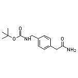 2-[4-[(Boc-amino)methyl]phenyl]acetamide