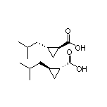 trans-2-Isobutylcyclopropanecarboxylic Acid