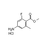 Methyl 4-Amino-2-fluoro-6-methylbenzoate Hydrochloride