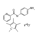 [N-[4-(Dimethylamino)phenyl]-2-pyridinecarboxamidato-κN1,κN2][(1,2,3,4,5-η)-1,2,3,4,5-pentamethyl-2,4-cyclopentadien-1-yl]Iridium Chloride