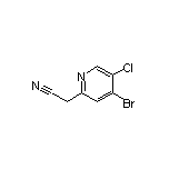 2-(4-Bromo-5-chloro-2-pyridyl)acetonitrile