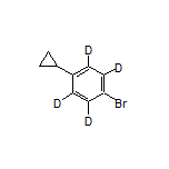 1-Bromo-4-cyclopropylbenzene-2,3,5,6-d4