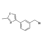 4-[3-(Bromomethyl)phenyl]-2-methylthiazole