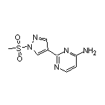 4-Amino-2-[1-(methylsulfonyl)-4-pyrazolyl]pyrimidine