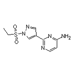 4-Amino-2-[1-(ethylsulfonyl)-4-pyrazolyl]pyrimidine