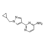 4-Amino-2-[1-(cyclopropylmethyl)-4-pyrazolyl]pyrimidine