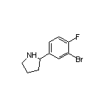 2-(3-Bromo-4-fluorophenyl)pyrrolidine