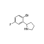 2-(2-Bromo-5-fluorophenyl)pyrrolidine