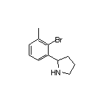 2-(2-Bromo-3-methylphenyl)pyrrolidine