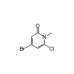 4-Bromo-6-chloro-1-methylpyridin-2(1H)-one