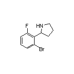 2-(2-Bromo-6-fluorophenyl)pyrrolidine