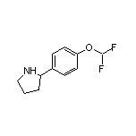 2-[4-(Difluoromethoxy)phenyl]pyrrolidine