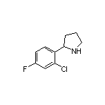 2-(2-Chloro-4-fluorophenyl)pyrrolidine