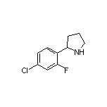 2-(4-Chloro-2-fluorophenyl)pyrrolidine