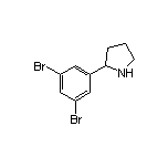 2-(3,5-Dibromophenyl)pyrrolidine