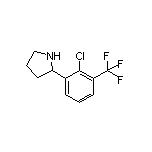 2-[2-Chloro-3-(trifluoromethyl)phenyl]pyrrolidine