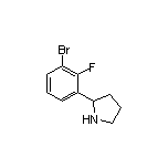 2-(3-Bromo-2-fluorophenyl)pyrrolidine