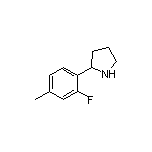 2-(2-Fluoro-4-methylphenyl)pyrrolidine