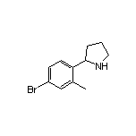 2-(4-Bromo-2-methylphenyl)pyrrolidine