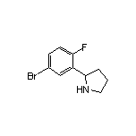 2-(5-Bromo-2-fluorophenyl)pyrrolidine