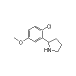 2-(2-Chloro-5-methoxyphenyl)pyrrolidine