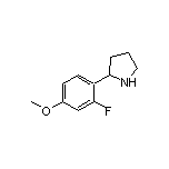 2-(2-Fluoro-4-methoxyphenyl)pyrrolidine