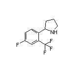 2-[4-Fluoro-2-(trifluoromethyl)phenyl]pyrrolidine